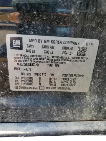 KL4CJ2SB0JB577261 Buick Encore Sport Touring