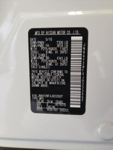 JN8AY2NFXJ9333507 Nissan Armada Platinum