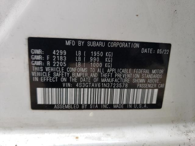 4S3GTAV61N3723578 Subaru Impreza Premium