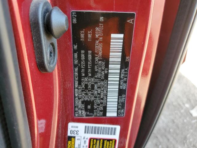 2021 TOYOTA SIENNA XSE - 5TDDSKFC8MS036062