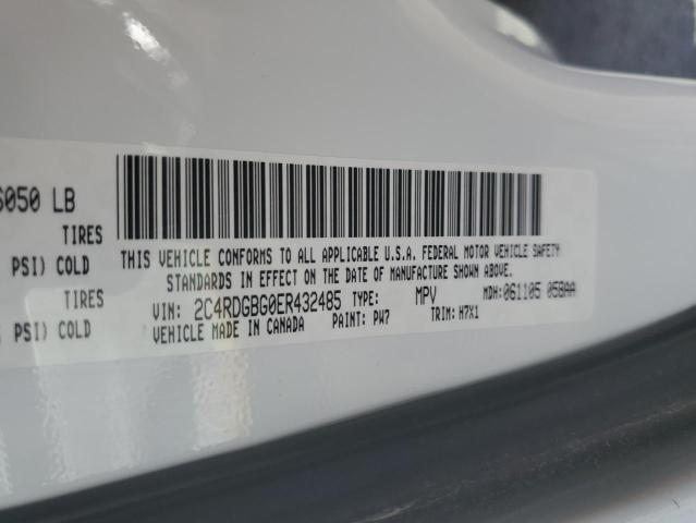 2C4RDGBG0ER432485 Dodge Grand Caravan Se
