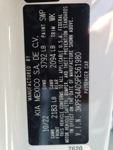 3KPF54AD5PE561980 KIA Forte Gt Line