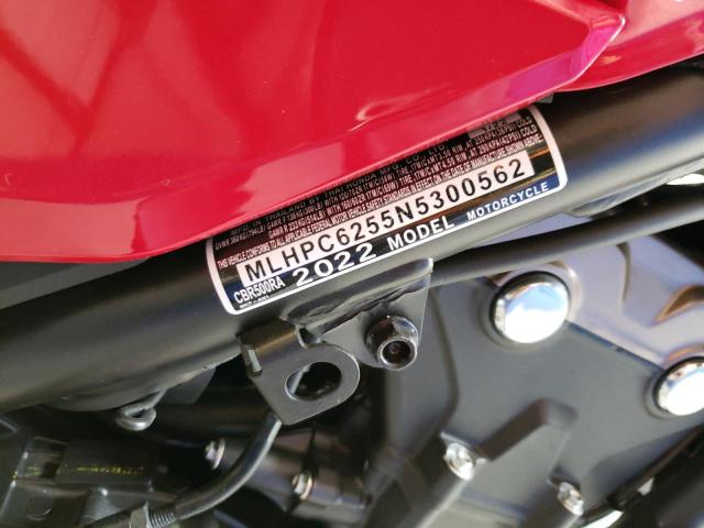 2022 HONDA CBR500 RA MLHPC6255N5300562