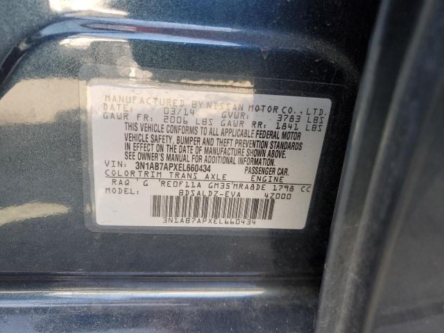 3N1AB7APXEL660434 Nissan SENTRA S