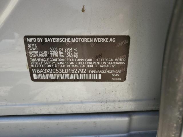 2014 BMW 335 Xigt VIN: WBA3X9C53ED152792 Lot: 57197623