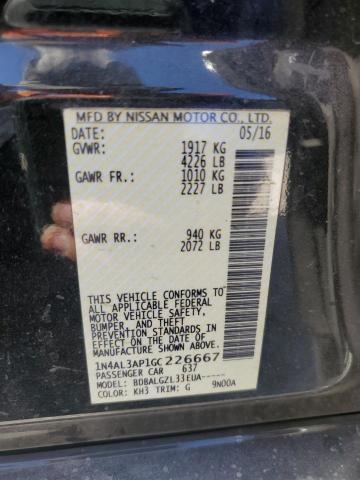 1N4AL3AP1GC226667 Nissan ALTIMA 2.5