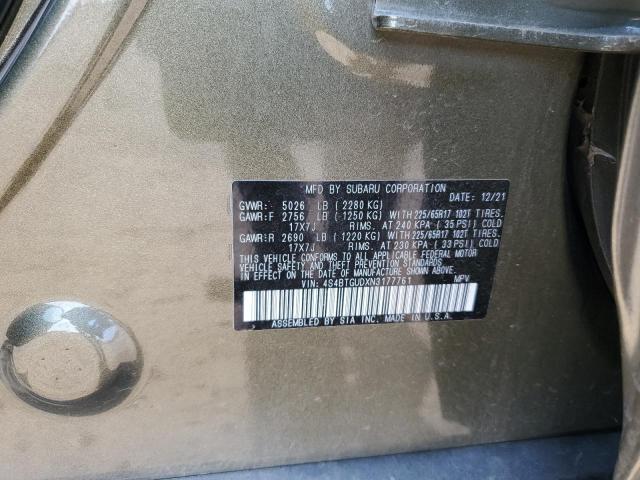 4S4BTGUDXN3177761 Subaru Outback Wilderness