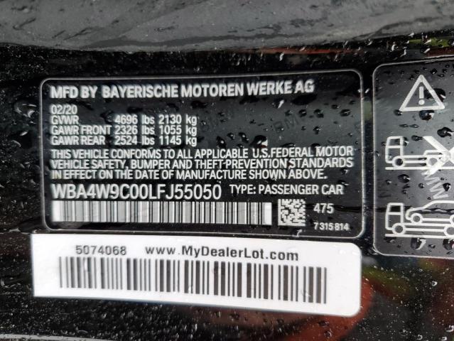 2020 BMW 440XI WBA4W9C00LFJ55050