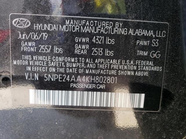 2019 HYUNDAI SONATA ECO - 5NPE24AA4KH802801