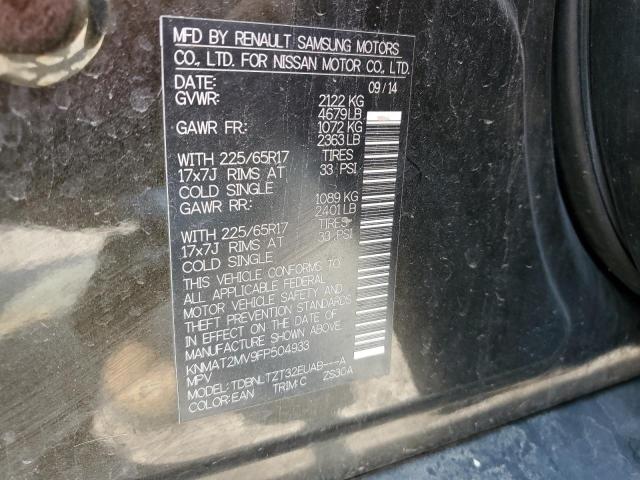 KNMAT2MV9FP504933 Nissan ROGUE S