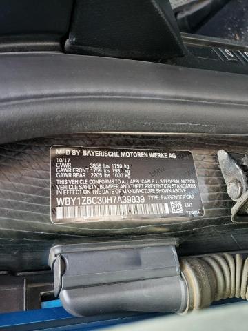 WBY1Z6C30H7A39839 BMW I3 Bev