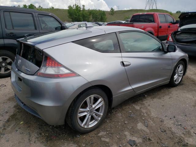 HONDA CR-Z EX 2011 gray  hybrid engine JHMZF1D63BS015690 photo #4