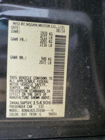 1N4AL3AP5FC154306 Nissan ALTIMA 2.5