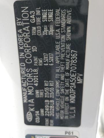 KNDJP3A50E7078367 KIA SOUL +