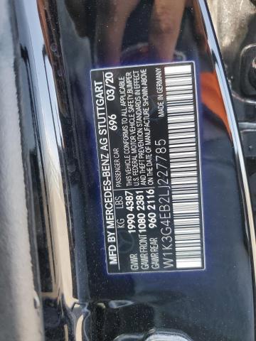 W1K3G4EB2LJ227785 Mercedes-Benz A 220