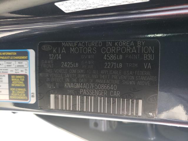 KNAGM4AD7F5086640 KIA OPTIMA HYBRID