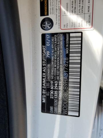 WDDUG8CB9HA317828 Mercedes-Benz S 550