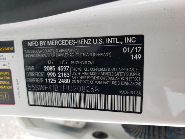 55SWF4JB1HU208268 Mercedes-Benz C 300