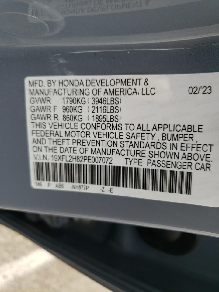 19XFL2H82PE007072 HONDA CIVIC 2023