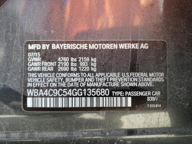 2016 BMW 428 XI GRA - WBA4C9C54GG135680