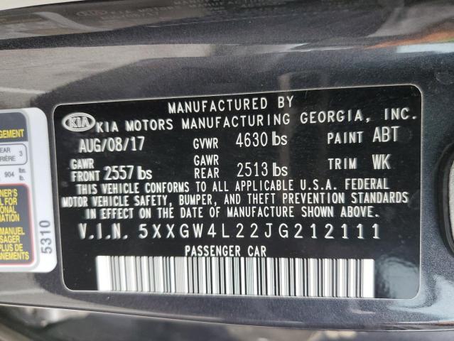 5XXGW4L22JG212111 KIA OPTIMA SX
