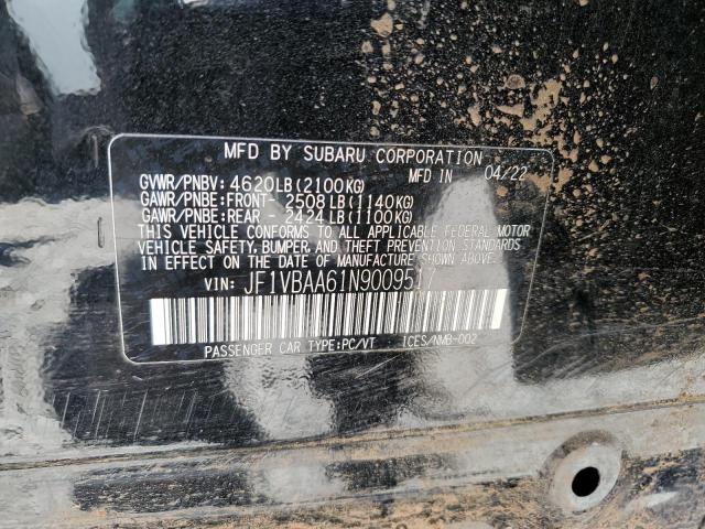 JF1VBAA61N9009517 Subaru WRX