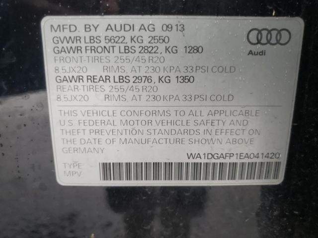 VIN WA1DGAFP1EA041420 2014 Audi Q5, Premium Plus no.13