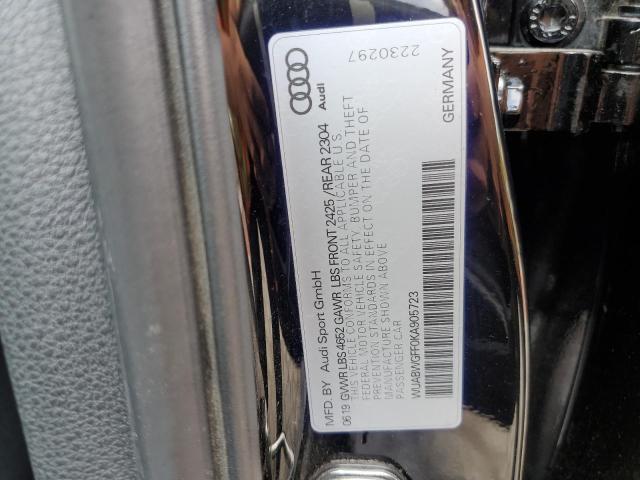 WUABWGFF0KA905723 Audi RS3