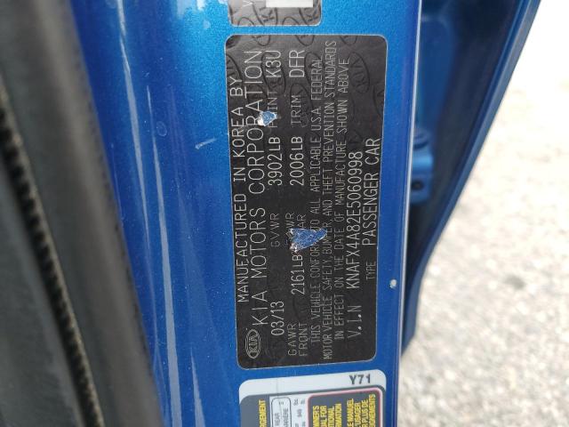 KNAFX4A82E5060998 KIA FORTE EX