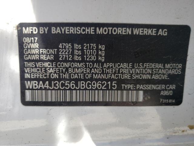 WBA4J3C56JBG96215 BMW 430xi Gran Coupe
