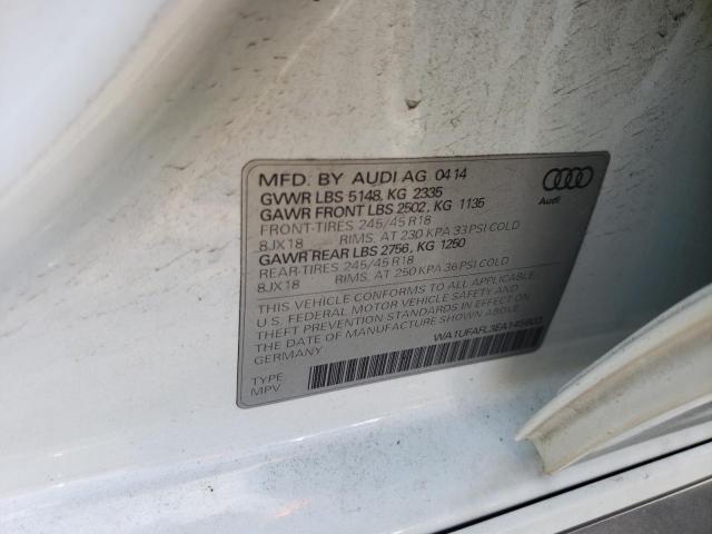 WA1UFAFL3EA145603 2014 AUDI A4, photo no. 12