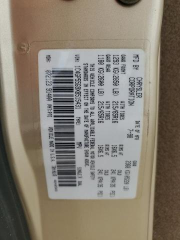 1999 Chrysler Town & Country Sx VIN: 1C4GP55G9XB515431 Lot: 55075063