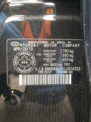 VIN KMHD84LF1LU914333 2020 HYUNDAI ELANTRA no.12