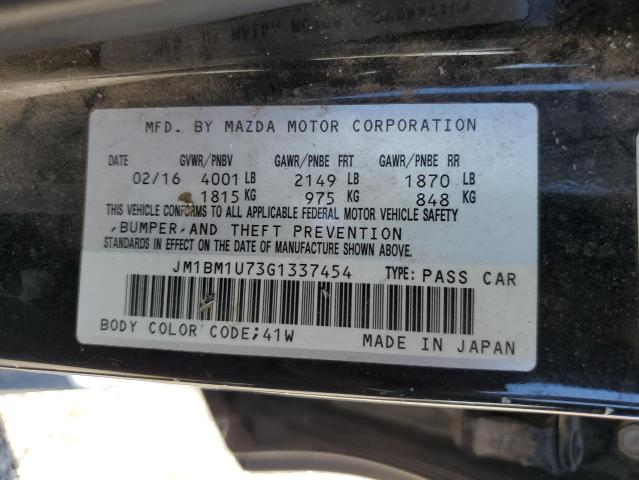 JM1BM1U73G1337454 Mazda 3 SPORT
