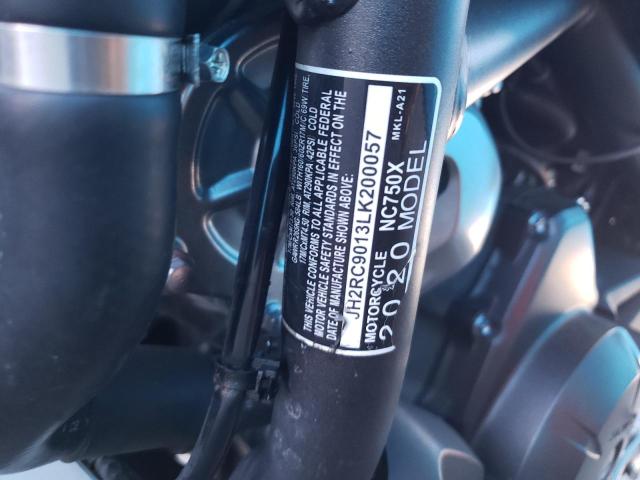 2020 HONDA NC750 X JH2RC9013LK200057