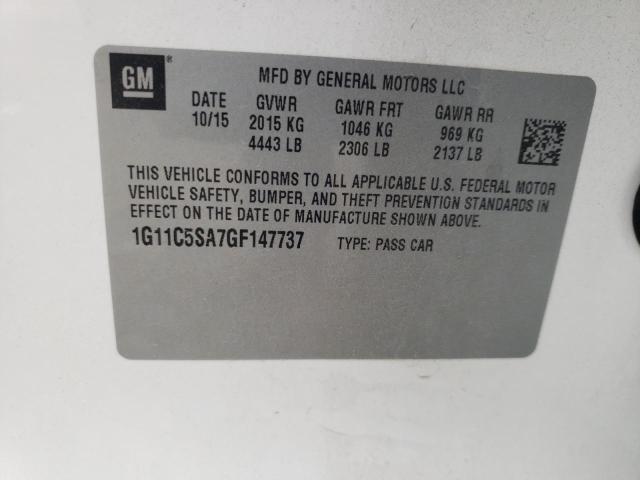 2016 CHEVROLET MALIBU  LT - 1G11C5SA7GF147737