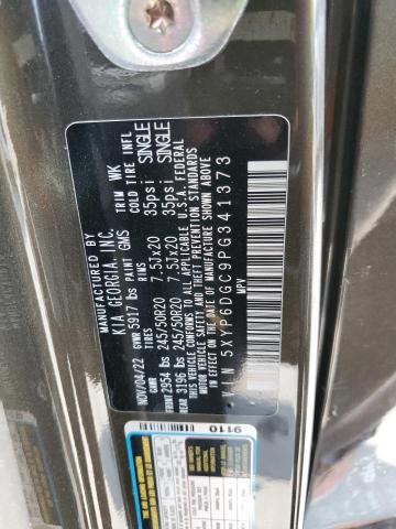 5XYP6DGC9PG341373 KIA Telluride S