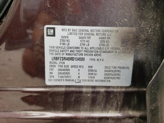 2021 BUICK ENVISION A LRBFZSR48MD134589
