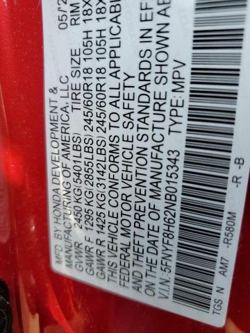5FNYF8H62NB015343 Honda Passport Trail Sport