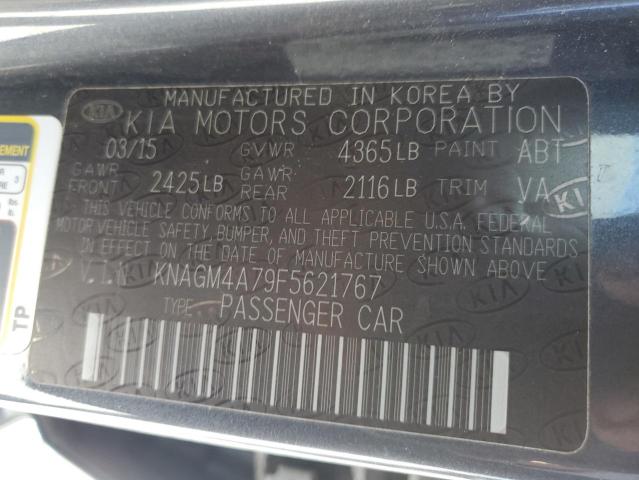 KNAGM4A79F5621767 KIA Optima Lx