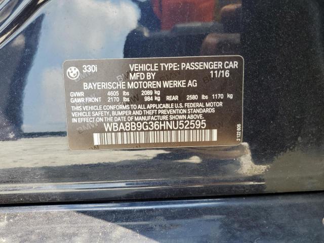2017 BMW 330 I - WBA8B9G36HNU52595