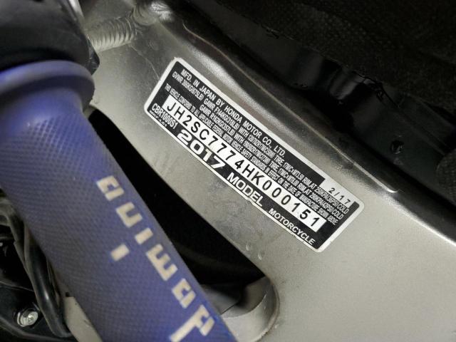 2017 HONDA CBR1000 SP - JH2SC7774HK000151