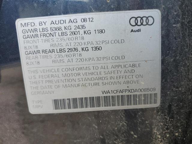 VIN WA1CFAFPXDA008509 2013 Audi Q5, Premium no.13