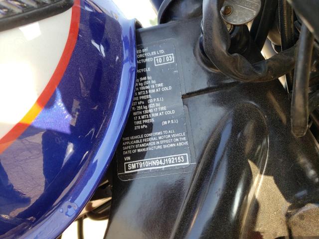 2004 TRIUMPH MOTORCYCLE T100 BONNE - SMT910HN94J192153