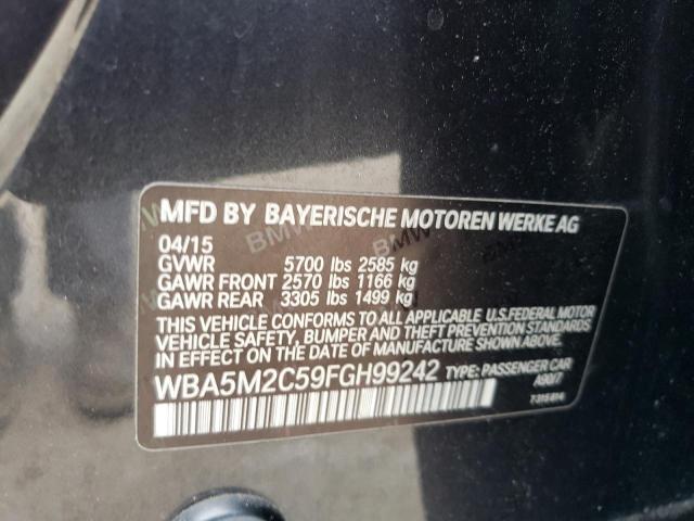 2015 BMW 535 IGT WBA5M2C59FGH99242