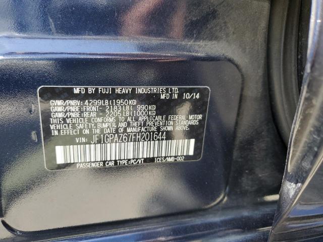 Subaru Impreza Sport Limited 2015 JF1GPAZ67FH201644 Image 12