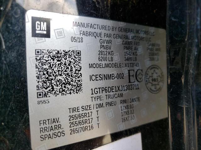 1GTP6DE1XJ1303711 GMC CANYON SLT