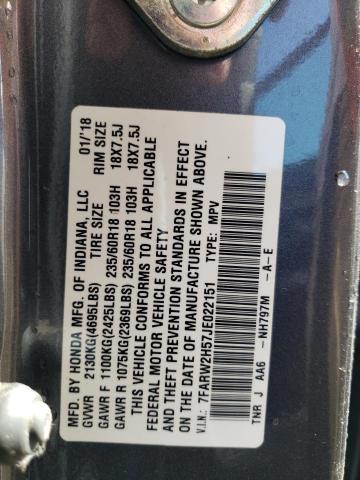 7FARW2H57JE022151 Honda CR-V EX