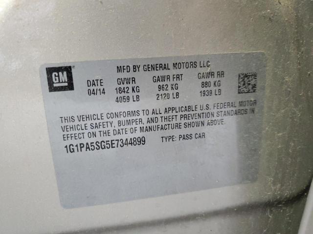 1G1PA5SG5E7344899 Chevrolet CRUZE LS