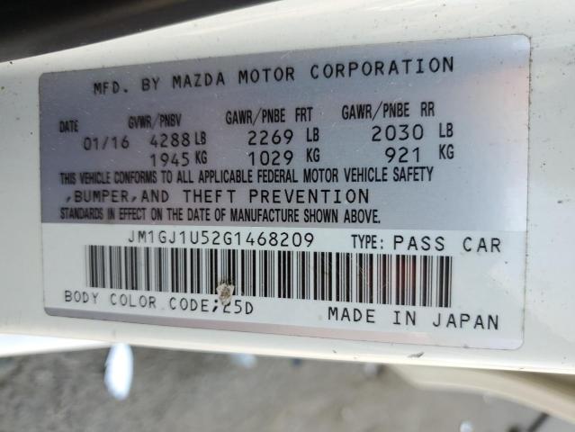 JM1GJ1U52G1468209 Mazda 6 SPORT